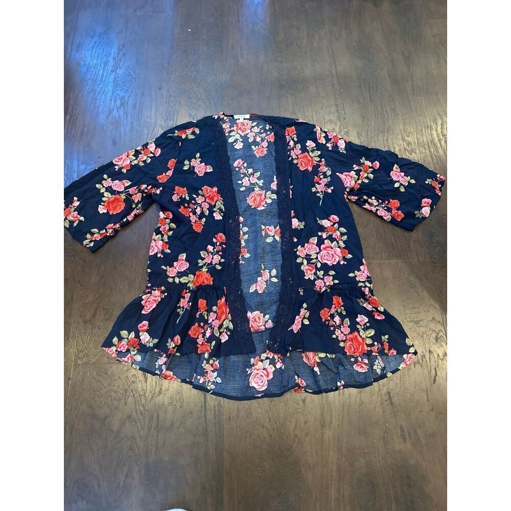 Maurice’s floral decorative coverup - women’s large - B11